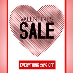 Valentines Day Closet Sale!! 💋 20% off all items. Valid 2/5/23-2/12/23.